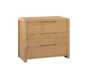 Curdridge Natural Oak 3 Drawer Chest of Drawers