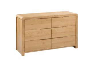 Curdridge Natural Oak 6 Drawer Chest of Drawers