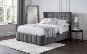 Vaikun Velvet Fabric Bed Frame – 4ft6 Double