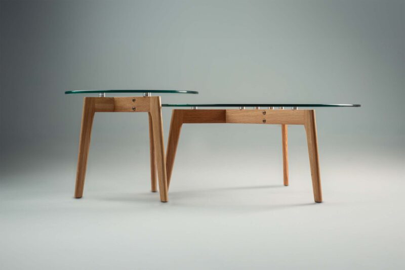 Round Glass Side Table - Image 4