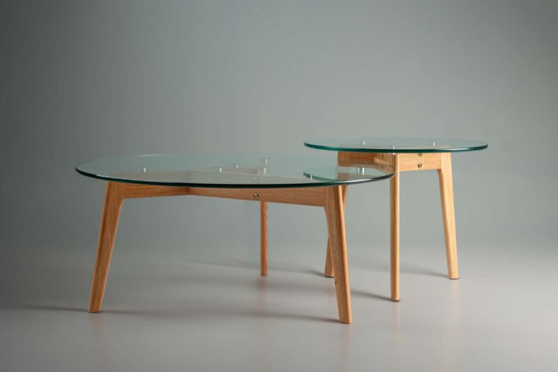 Round Glass Side Table - Image 5