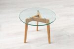 Round Glass Side Table