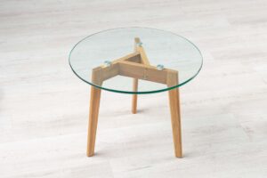 Round Glass Side Table