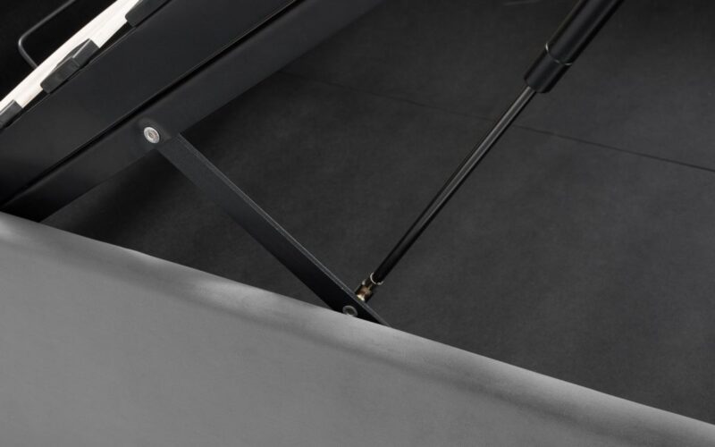 Vaikun Velvet Fabric Ottoman Storage Bed Frame – 6ft Super King - Image 6
