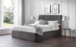 Vaikun Velvet Fabric Ottoman Storage Bed Frame – 6ft Super King
